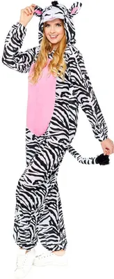 Produktbild von Zebra Overall Kostüm für Damen