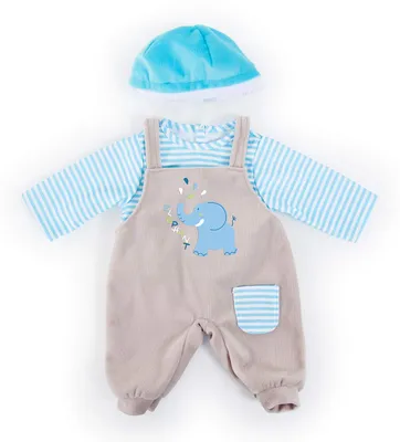 Zdjęcie produktu dla Bayer Design 84676AA - Strój dla lalki 40-46 cm, body, top i czapka słonia