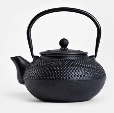 Produktbild von HOMLA ANDREAS Gusseisen Teekanne schwarz 1,5 l