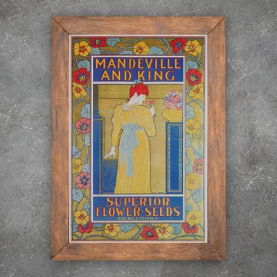 Produktbild von Modisches Plakat - Naturblumensamen - A1 (59,5 cm x 84 cm)