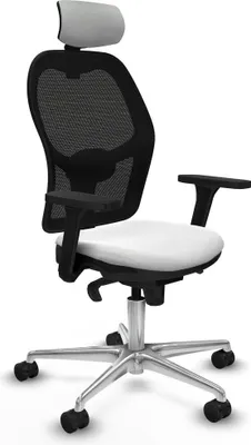 Produktbild von Bürostuhl mit Kopfstütze Jorquera Piqueras y Crespo 3D086N2 Weiß