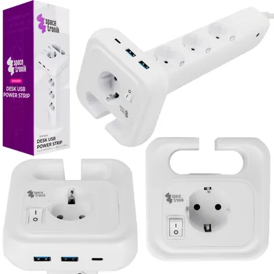 Produktbild von Steckdosenleiste 4xAC 2xUSB 1xUSB-C SPS-PS02W