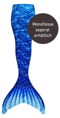 Produktbild von Fin Fun Stoff OHNE MONOFLOSSE, Arctic Blue, Youth L (134-143)