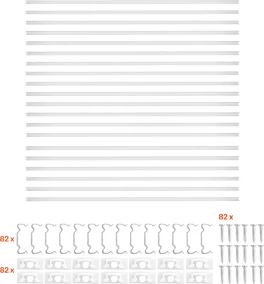 Produktbild von SucceBuy LED Profil 20er-Set 2 m, Aluminiumprofile mit matter Abdeckung, Endkappen & Befestigungsclips, Kanäle, Diffusor für LED-Streifenmontage, ideal für Unterbau-Arbeitsplatten