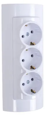 Immagine prodotto di NUOVE Prese Schucko da superficie a 2/3 o a 3 poli con LED e distributore a 3 poli