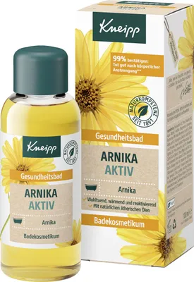 Image de Huile de bain Kneipp pour la relaxation musculaire à l'arnica, 100 ml
