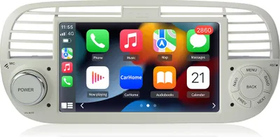 Produktbild von Zabudované navigačné zariadenia 7 ''Carplay 2+32G android13 autorádio pre Fiat 500 2007-2015 GPS SWC NAVI WIFI BT RDS DSP DAB+ 1280*720