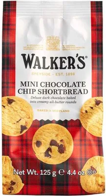 Produktbild von Walkers Shortbread - Mini Chocolate Chip Shortbread 125g