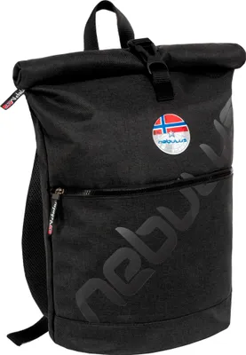 Produktbild von Nebulus Großer Lifestyle Rucksack - Tasche COLUMBUS, Laptoprucksack , Reiserucksack , P6070 - Uni, schwarz-schwar, onesize