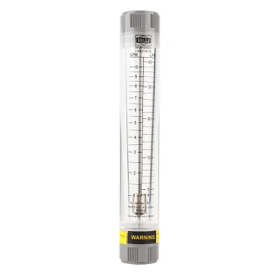 Image de LZM-20G 1-10GPM Type de tube en plexiglas acrylique Débitmètre pour liquide Débitmètre pour femelle G3/4in