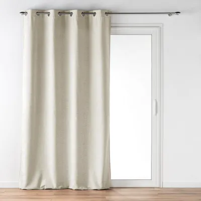 Obrázek produktu pro Závěs s efektem lnu, VERRA, 140 x 260 cm, béžový