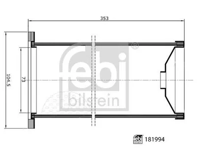 Produktbild von Luftfilter FEBI BILSTEIN 181994 Filtereinsatz