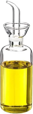 Productafbeelding van Glazen Olie Fles 250 ml, drupvrij, lekvrij, 6x6x20 cm, voor keuken
