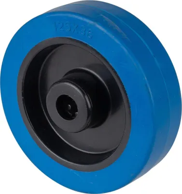 Obrázek produktu pro BS ROLLEN náhradní kolo (kolo Ø 125 mm nosnost 140 kg / guma modrá) - B61.125