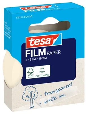 Immagine prodotto di TESA tesafilm PAPER 33 m Carta Trasparente 1 pz