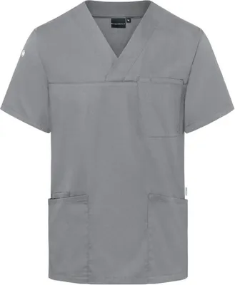 Produktbild von KARLOWSKY Herren Schlupfkasack ESSENTIAL V-Neck Regular Platingrau L