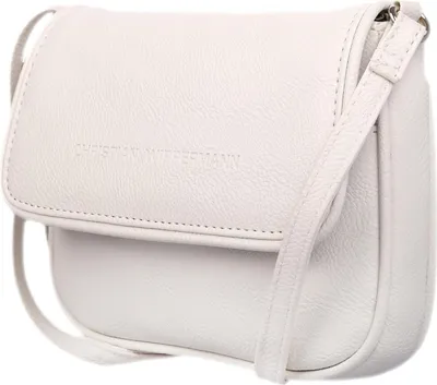 Produktbild von Kleine Damen Tasche Umhängetasche Schultertasche Leder Optik Bag Handtasche Weiss