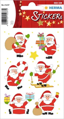 Zdjęcie produktu dla HERMA 15235, Folia, Wielobarwny, Wzór we zwierzątka, Na stałe, Winter Pinguine, 8 szt.