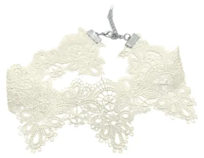 Produktbild von FSDSHGKDG Spitzen-Choker-Halskette, Vintage-Spitzen-Choker-Halskette, stilvoller
