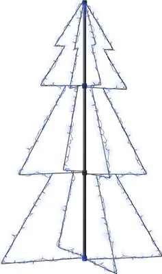 Obrázek produktu pro vidaXL Vánoční stromek ve tvaru kužele 200 LED diod Vnitřní venkovní 98x150 cm