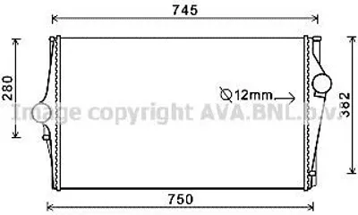 Produktbild von PRASCO AI4436 Ladeluftkühler LLK für AUDI A4 B9 Avant (8W5, 8WD) Turbo Intercooler