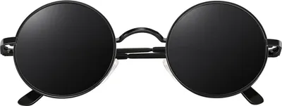 Produktbild von CGID Retro Runde Polarisierte Sonnenbrille UV400 Schutz Metallrahmen