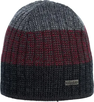 Produktbild von Eisglut Strickmütze Griffina XL aus Wolle mit Fleece-Innenband, rot, Gr. Einheitsgröße
