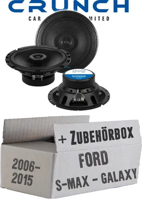 Produktbild von Lautsprecher Boxen Crunch GTS62 - 16,5cm 2-Wege Koax GTS 62 Auto Einbauzubehör - Einbauset passend für Ford S- JUST SOUND best choice for caraudio