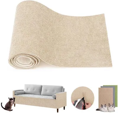 Obrázek produktu pro Krabmat pro kočky, samolepicí, 40 x 200 cm, ochrana koberců a nábytku