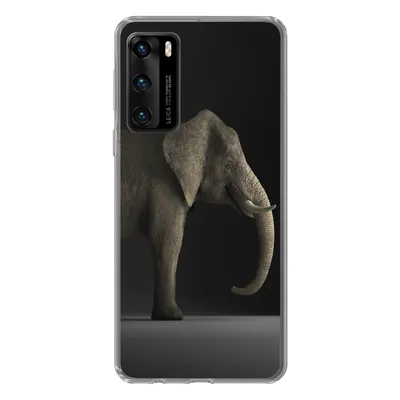 Produktbild von MuchoWow® Handyhülle Schutzhülle Hülle für Huawei P40 Elefant - Tiere - Licht Silikon Softcase Handy Hülle - Handytasche