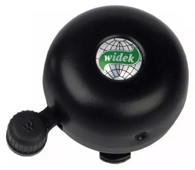 Produktbild von Glocke WIDEK Messing schwarz – Klingel StVZO-konform Fahrrad
