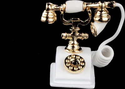Produktbild von Mini Telefon | Puppenstube 1:12 Dekoration