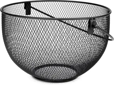 Produktbild von LifeStyle Obstkorb Ø30cm mit Griff schwarz aus Metall für Früchte Gemüse Brot