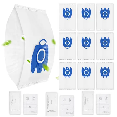 Staubsaugerbeutel 10er-Pack für Classic C1, C2, C3, S2000, S5000, S8000