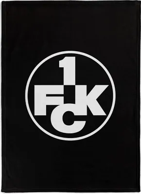 Produktbild von 1. FC Kaiserslautern Kuscheldecke Logo schwarz