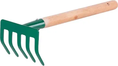 Immagine prodotto di Rastrellino da giardino Strend Pro Herrison 9372B, 5 denti, con manico, rastrello, manuale
