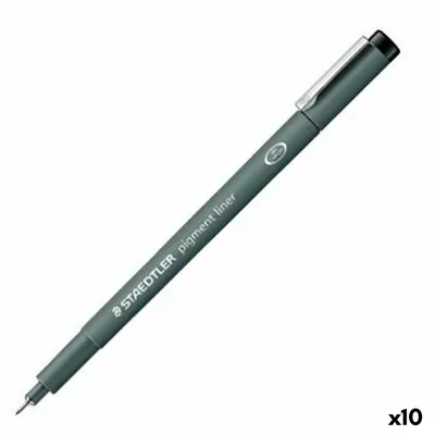 Zdjęcie produktu dla Staedtler pigment liner 308, Czarny, Szary, 0,5 mm, 10 szt.