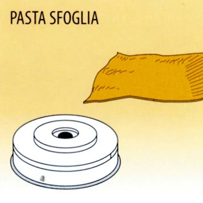 Zdjęcie produktu dla Forma do makaronu KBS Pasta Sfoglia Do maszynki do makaronu 50410001 1,5 kg