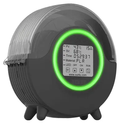 Produktbild von Filamenttrockner, einstellbare Temperaturregelung, breite Filamentkompatibilität, Schwarz, EU STECKER
