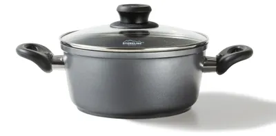 Produktbild von Stoneline POT 7297 Kochtopf inkl. Deckel, Aluminium, 24 cm Durchmesser, Induktionsherd-geeignet, Antihaftbeschichtung