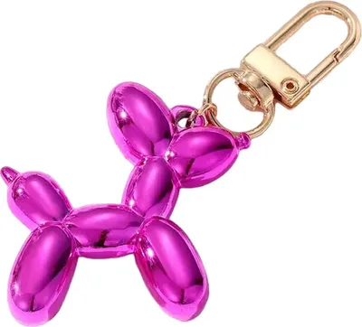 Produktbild von Verspielter Dog Schlüsselanhänger in Rosa – Stilvoll & Praktisch KP30484