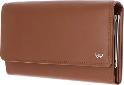 Produktbild von Golden Head Leder Geldbörse Polo RFID Protect Damenbörse 2821 Cognac braun