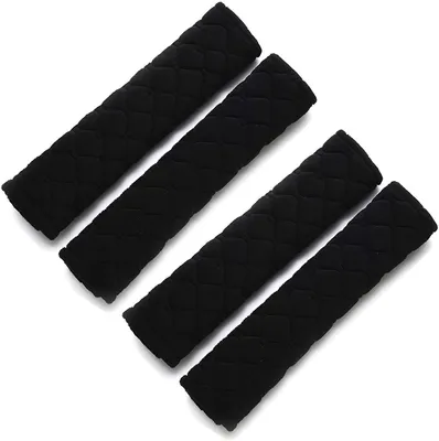 Produktbild von Gurtschoner, 4 Pack Auto sicherheitsgurt schulterpolster, Adult seat belt pad Samtoberfläche Abnehmbar Waschbar, für mehr Komfort auf der Reise