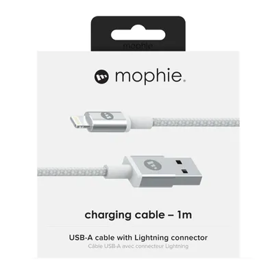 Immagine prodotto di mophie 409903213, 1 m, Lightning, USB A, maschio, maschio, bianco