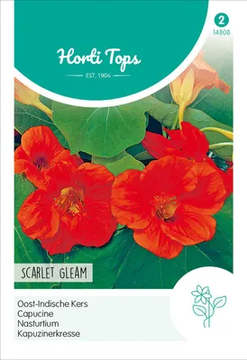 Produktbild von Kapuzinerkresse Scarlet Gleam Gefüllt | Kapuzinerkressesamen von Hortitops