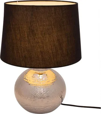 Produktbild von Pauleen 482.22, Schwarz, Silber, Keramik, Stoff, Schlafzimmer, Flur, Wohnzimmer, IP20, II, E14