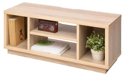 Produktbild von TV-Lowboard TV-Schrank Fernsehtisch - 4 Fächer - Braun - 100 x 36 x 41,5 cm - Für TV bis 43 Zoll