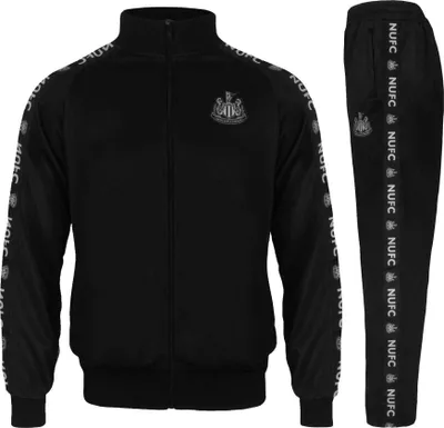Immagine prodotto di Newcastle United FC - Tuta da ginnastica da uomo, con legante GF1318 (L) (Nero)