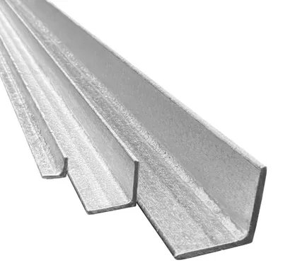 Productafbeelding van Zinkgecoat staalprofiel - 2 meter, 25 x 25 x 3 mm