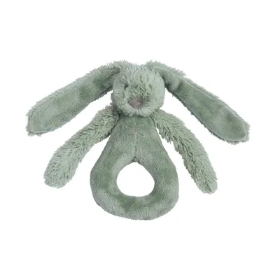 Produktbild von Happy Horse Rassel grün Kaninchen Richie - Plüsch Babyspielzeug